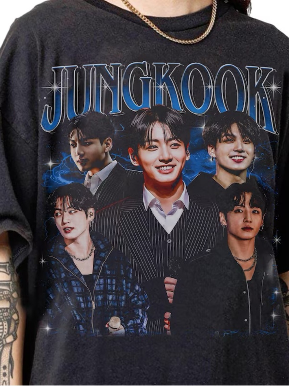BTS Jungkook Vintage 90s tee nwot